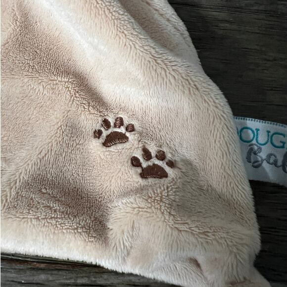 Douglas Baby Auggie Cream Puppy Lovey with Teether Ring - Picture 4 of 6